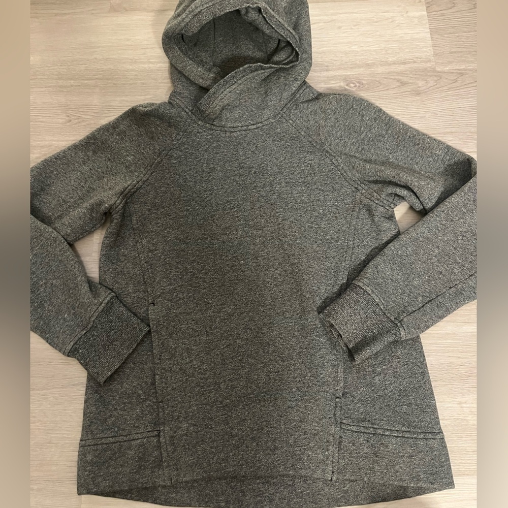 Lululemon High Neck Cotton Blend Hoodie